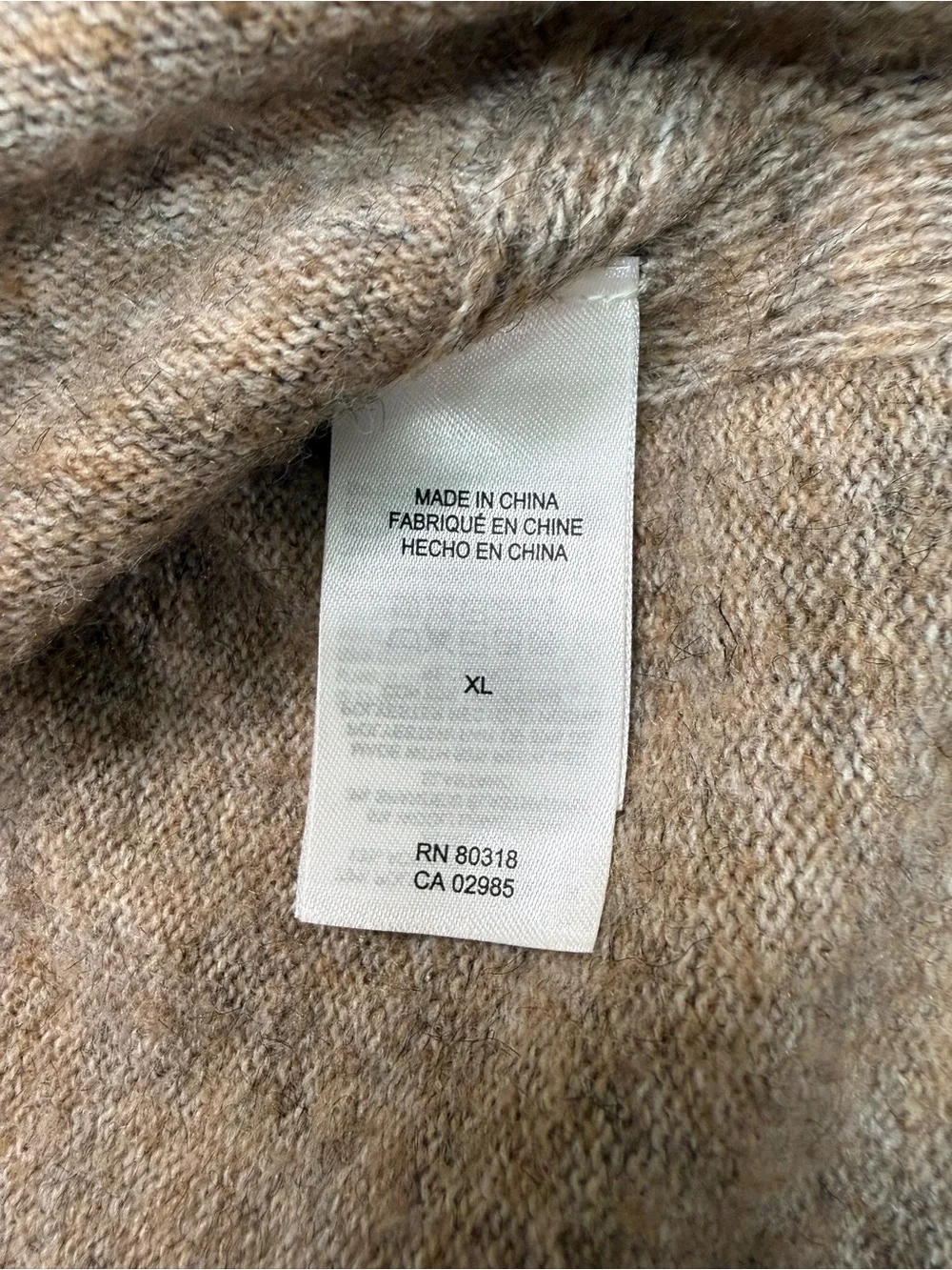 Lucky Brand Brown V-Neck Sweater - Picture 6 of 7